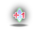 ＋１
